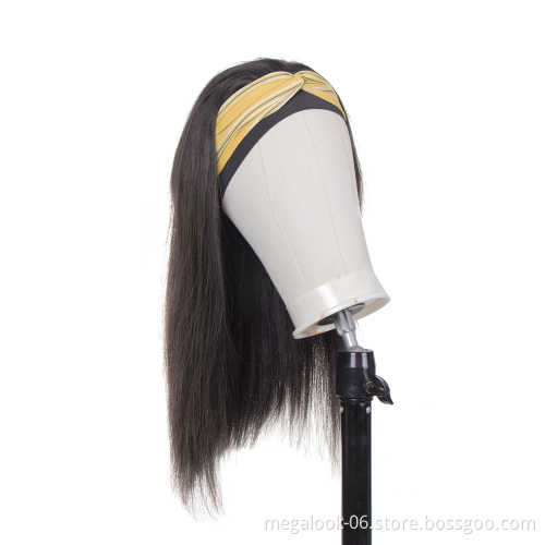 Megalook Wholesale Remy Human Hair Headband Wig,Headband Wig Human Hair For Black Women,Curly Headband Human Hair Wig